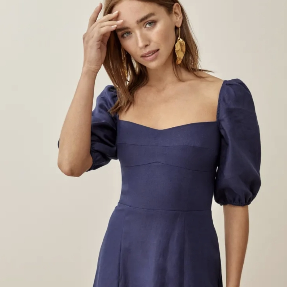 Belgium linen dress - Picture 3 of 7